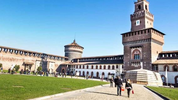 Rondleiding door het kasteel van Sforza: Pietà Rondanini door Michelangelo