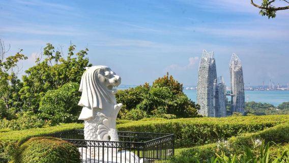 【探索新加坡】花柏山+聖淘沙+聖淘沙沙灘+時光之翼+中文導遊