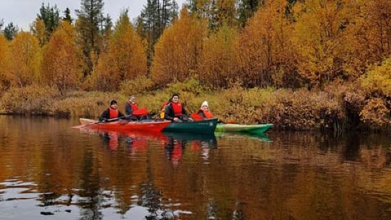 Levi: Peaceful Paddle on Ounasjoki River