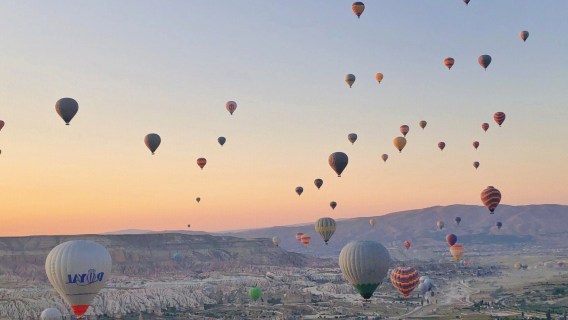 土耳其—從安塔利亞出發：棉花堡熱氣球飛行體驗