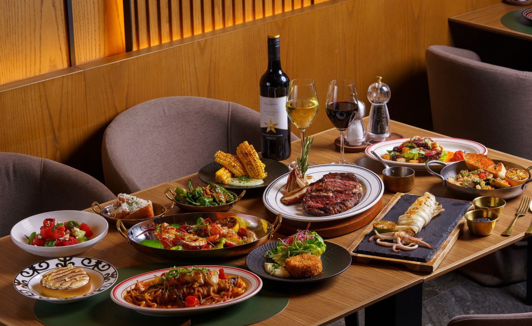 LUBUDS | Charcoal Bar in Tsim Sha Tsui | Sea View Char-Grill Lunch Set with Seafood & Steak Options 