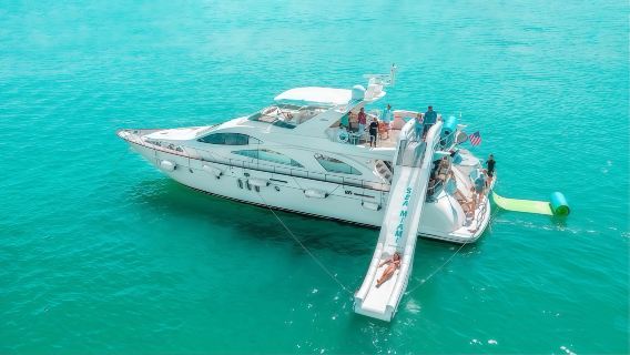 【包船/散客拼團】三亞遊艇租賃進口豪華遊艇包船拼船出海3小時亞龍灣潛水浮潛帆船海釣魚尾波衝浪藍高450