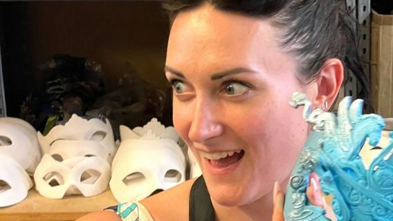 Laboratorio di maschere veneziane