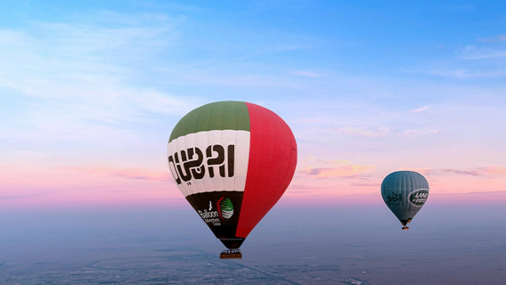 Desert Hot Air Ballooning in Dubai