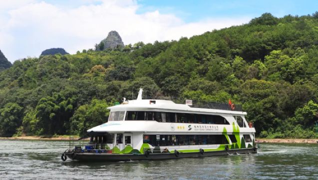 桂林灕江風景名勝區正航三星船+遇龍河竹筏漂遊一日遊【小團/私家團可選】
