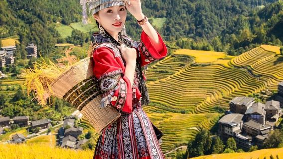 Lawatan sehari ke Teres Padi Longji Guilin + Teres Padi Jinkeng + Kampung Huangluo Yao: Kumpulan kecil 8 orang + pilihan pakej persendirian