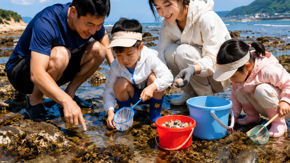 【汕尾紅海灣炮台公園】不限時趕海不限時暢玩自助/教趕海體驗