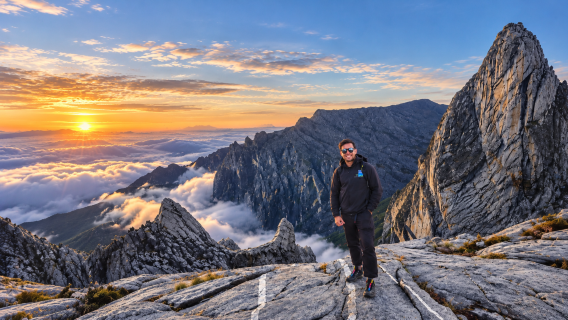 Mount Kinabalu beklimmen naar de top met overnachting