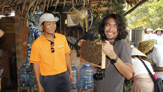 Mekong Delta Luxury Group Tour 4 Islands - KhotCake Cooking - Tuk Tuk - Boat
