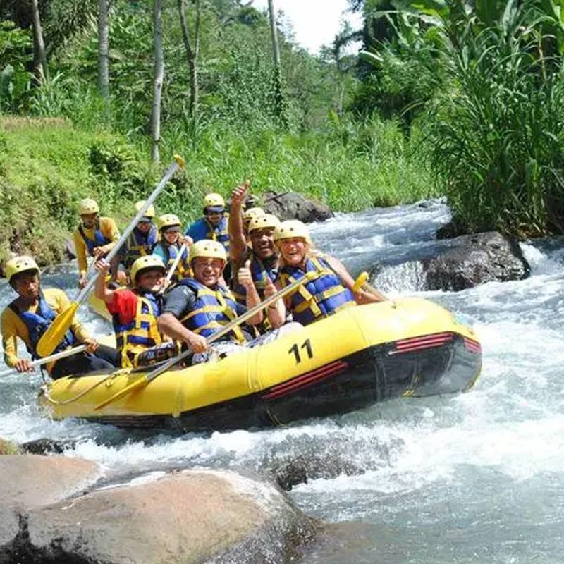 Tagesausflug mit Rafting auf dem Ayung-Fluss und ATV-Erlebnis in Bali|Hin- und Rücktransfer