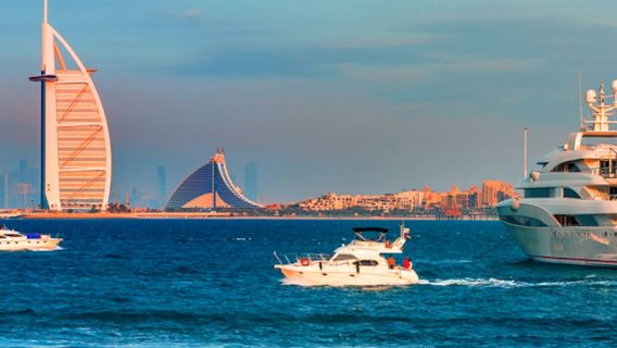 The Yellow Boats: 99-Min Premium Boat Tour - Palm, Burj Al Arab & Dubai Marina