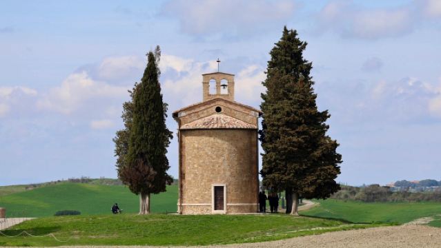 皮恩扎·Madonna di Vitaleta Chapel·溫泉古鎮輕漫遊|托斯卡納秘境包車一日遊