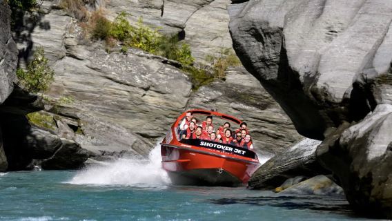 Trải nghiệm Queenstown cổ điển ở New Zealand | cano cao tốc phản lực Shotover