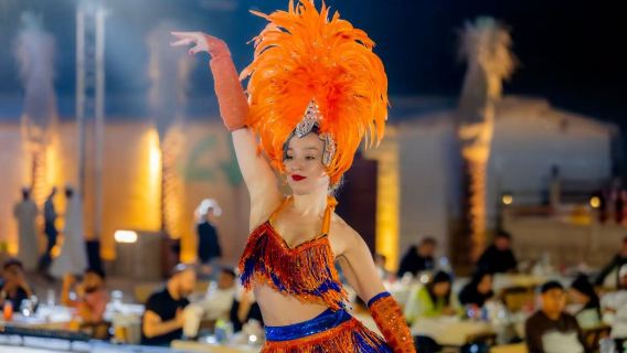 Premium Red Dune Safari+ Arabian Heritage Luxury Camp+Deluxe BBQ Buffet+Shows+5*Service