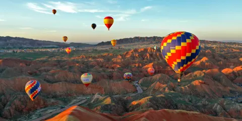 【平山湖大峽谷+張掖七彩丹霞旅遊景區一日遊】包車、大小團多套餐可選