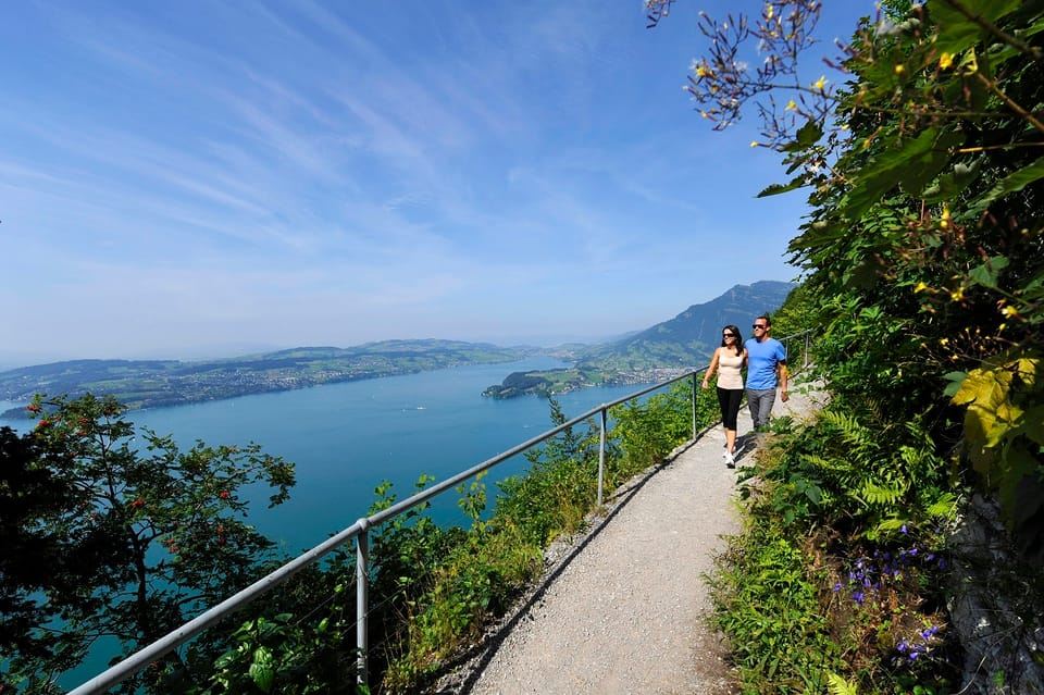 Desde Zúrich: funicular al monte Bürgenstock y al lago de Lucerna