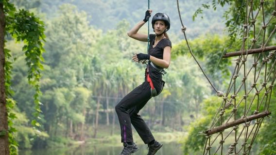 Kanchanaburi Tree Top Jungle Zipline Adventure