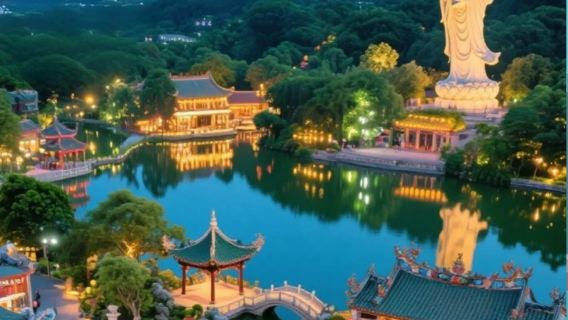 佛山「2-6人團」廣東千古情+清暉園博物館+南海影視城+包車一日遊