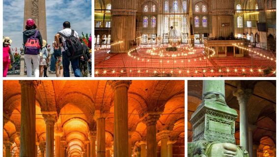Tour della Città Vecchia di Istanbul: Basilica di Santa Sofia, Cisterna Basilica e Moschea Blu