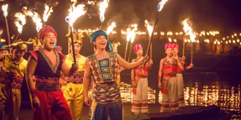桂林陽朔《印象劉三姐》大型山水實景演繹+專屬咖啡飲品(到指定餐吧領取)