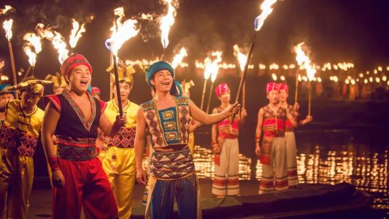 Pengalaman Menikmati Pemandangan Alam dan Budaya "Impresi Liu Sanjie" di Yangshuo, Guilin | Pesta Pemandangan Sungai Li Yangshuo oleh Impression Sanjie Liu
