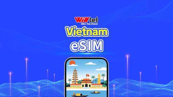 Vietnam wintel eSIM | 4G | Daglig pakke/Datapakke | Naturlig dagsfakturering | 1-30 dage | QR-kode