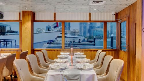 Luxury Dinner Cruise Dubai Marina - Celeste Admission Ticket+International Buffer Dinner (Veg & Non Veg Dishes) (Adult) 3