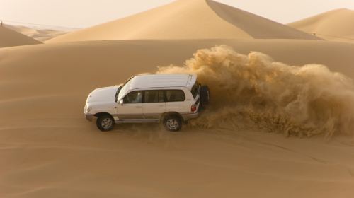 Dubai Desert Camp Experience: Standard Red Dune Desert Safari, Sand Boarding, and Buffet Dinner 6