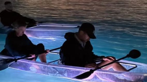 풀라: 투명 카약 선셋에서 황혼까지의 글로우 투어