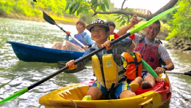 Okinawa UmiashibiKayaking2 Hours [MangrovekayakAge 2+]