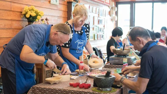 Best rated tour for Culinary Tours from Bangkok with an average score of 5 Best rated tour for Culinary Tours from Bangkok with an average score of 5