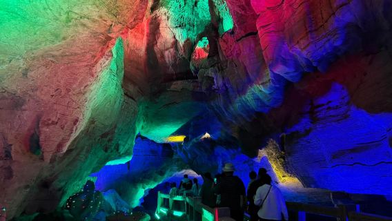 Linyi Zhuquan Village + Shandong Underground Grand Canyon + Firefly Stream Cave private charter 1-day tour - English service available