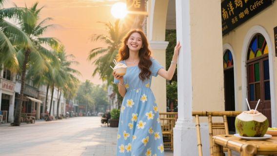 文昌文南老街旅拍【跟拍攝影親子照情侶閨蜜兒童跟拍家庭旅拍】