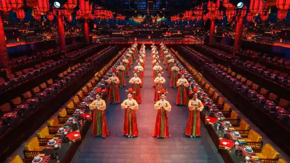 Beijing Imperial Cuisine Museum Experience (Royal Luxury + Ancient Chinese Ethnic Dance Performance + Imperial Feast + Optional Costume Experience + Museum Visit)