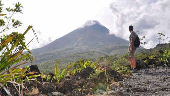 Tour a La Fortuna, Costa Rica (Volcán, Cataratas, Aguas Termales/Reserva para 1 persona)