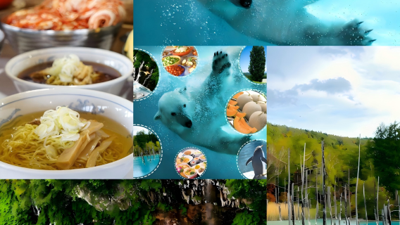 北海道旭山動物園+青い池+白ひげの滝日帰りツアー【札幌発 食事付きオプション】