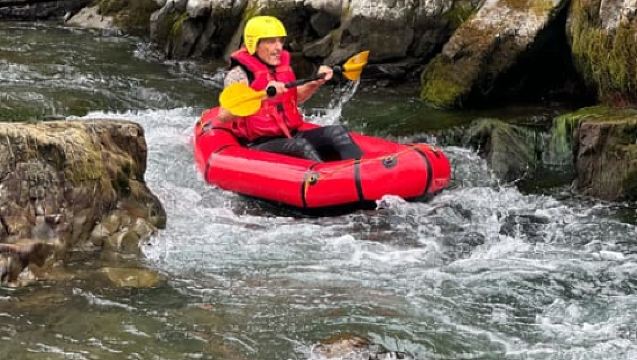 Bagni di Lucca: kayak nel torrente Lima