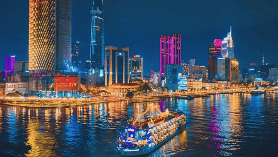 Hồ Chí Minh: Tour riêng tham quan thành phố và du thuyền ăn tối kèm buffet