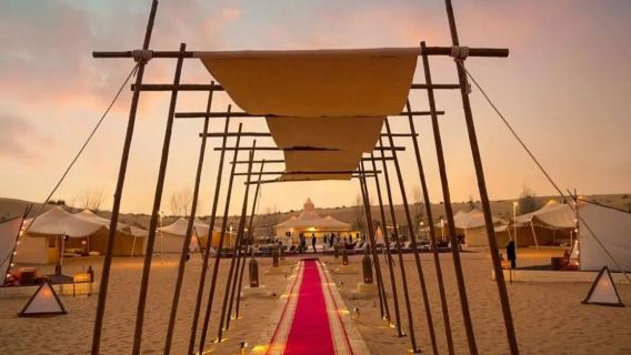 Caravanserai Luxury Desert Safari Camp & Sand Dunes & 5*Buffet & Amazing Show(5*Service)