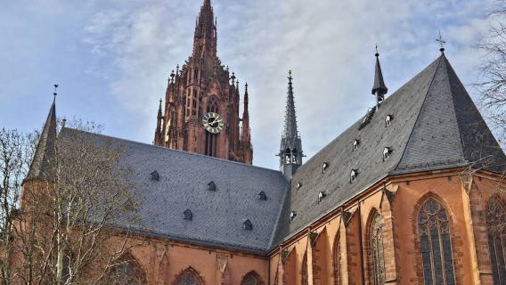 德國法蘭克福-羅馬廣場-荷爾拜因人行橋【中文專車-舒適純淨】