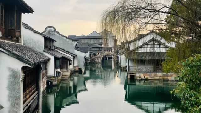 Optionaler englischsprachiger Guide + Privatauto|1-tägige beste Tour nach Wuzhen ab Shanghai und Hangzhou
