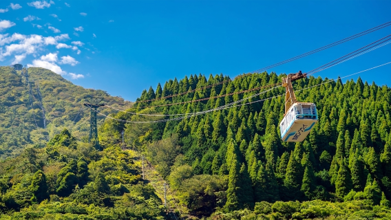 Passeio de um dia em Kyushu: Teleférico de Beppu, Santuário Dazaifu Tenmangu, Yufuin, Lago Kinrin e Vila das Flores