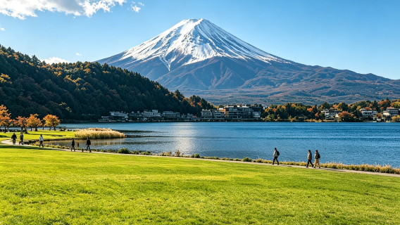 Lawatan sehari lokasi klasik Gunung Fuji: Bandar Tangga Syurga, lawatan Tasik Kawaguchi, kedai serbaneka Lawson dan lain-lain