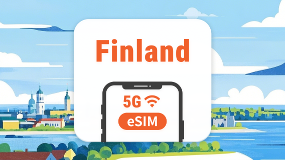 Finland 5G eSIM | Dual Network • All AI & TikTok | 1–30 Days | QR Code