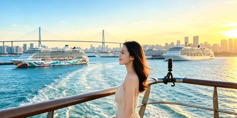 深圳蛇口大灣區遊船港珠澳大橋來回3小時觀光郵輪船票&免通行證