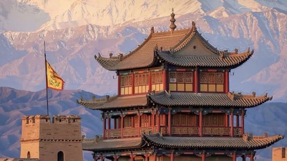 Jiayuguan + Kota Jiayuguan + Tembok Besar Xuanbi + Tapak Pertama Tembok Besar - Tapak Bersejarah Jiuquan Dinasti Han Barat lawatan sehari