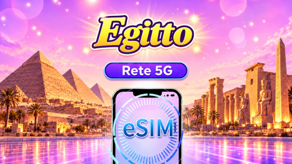 Egitto | eSIM 4G/5G | Pacchetto giornaliero/Pacchetto dati | Tariffazione a 24 ore | 1-30 giorni | Codice QR