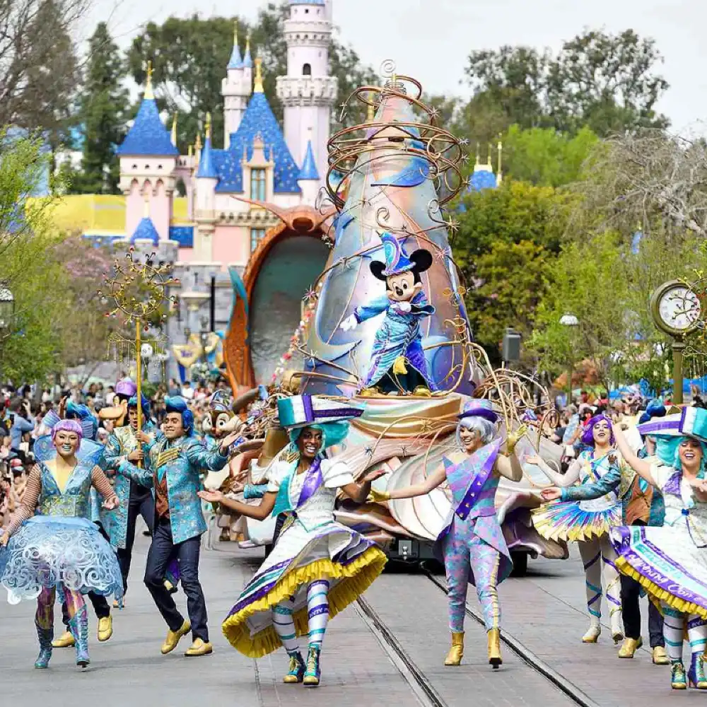 One-day tour of Disneyland and Disney California Adventure Park in California