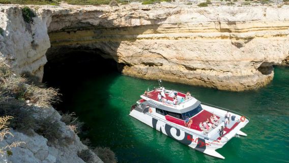 Benagil & Coastline: Catamaran Cruise Tour from Albufeira