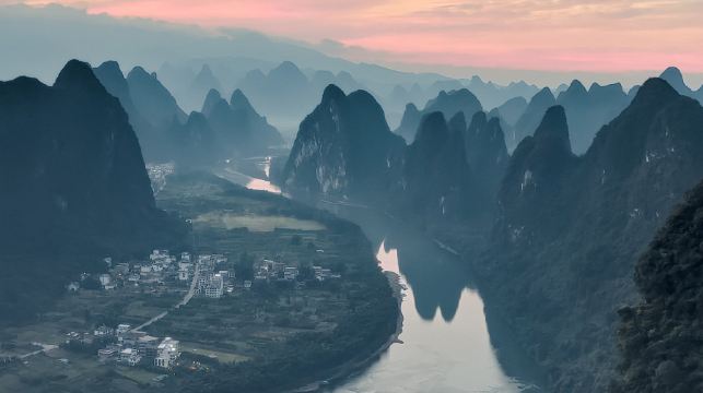 桂林：1日陽朔鳥瞰山景獨立包團